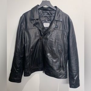 John Varvatos Leather Biker Jacket Limited Edition